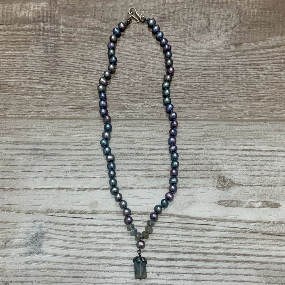Chan Luu Pearl & Lab Necklace - Picture 7 of 14